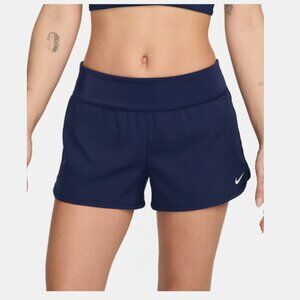 NEW NIKE Swim Essential Board Shorts Bikini Liner Stretch Beach Blue Womens XXL